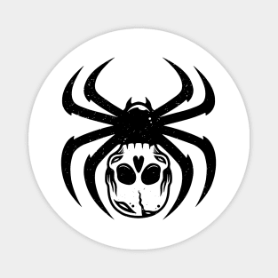 Spider Skull Vintage Tattoo Art Magnet